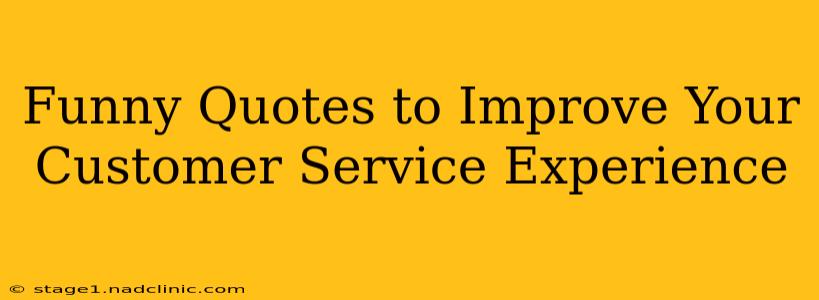 Funny Quotes to Improve Your Customer Service Experience