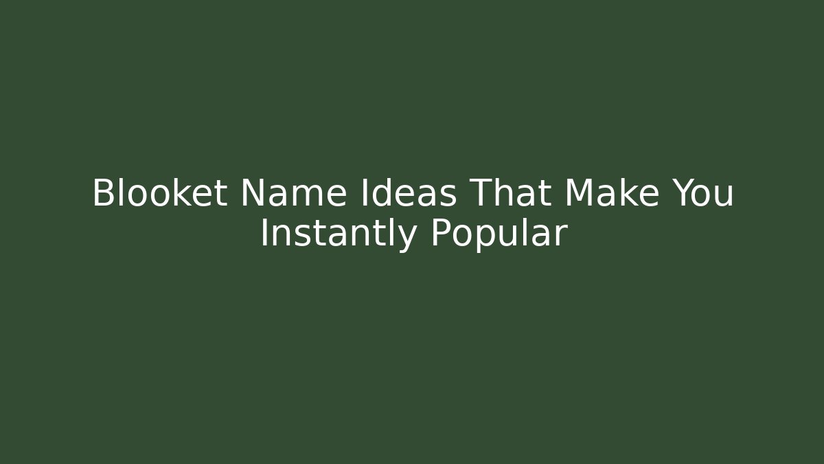 Blooket Name Ideas That Make You Instantly Popular