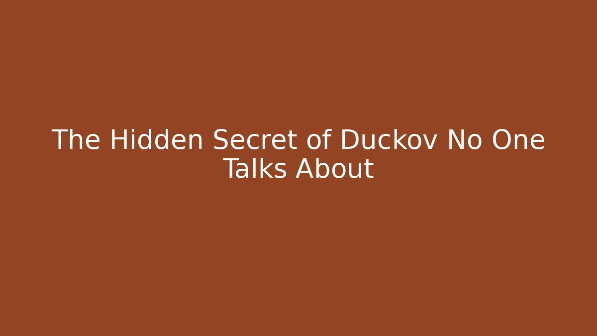 The Hidden Secret of Duckov No One Talks About