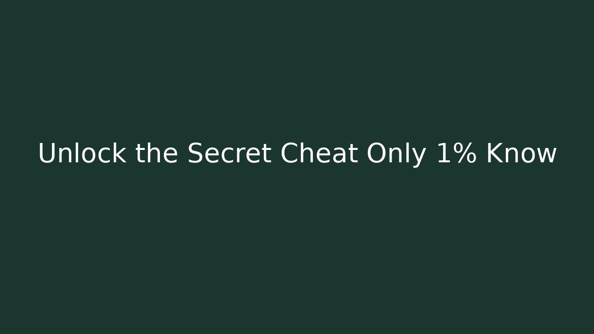 Unlock the Secret Cheat Only 1% Know - NADclinic